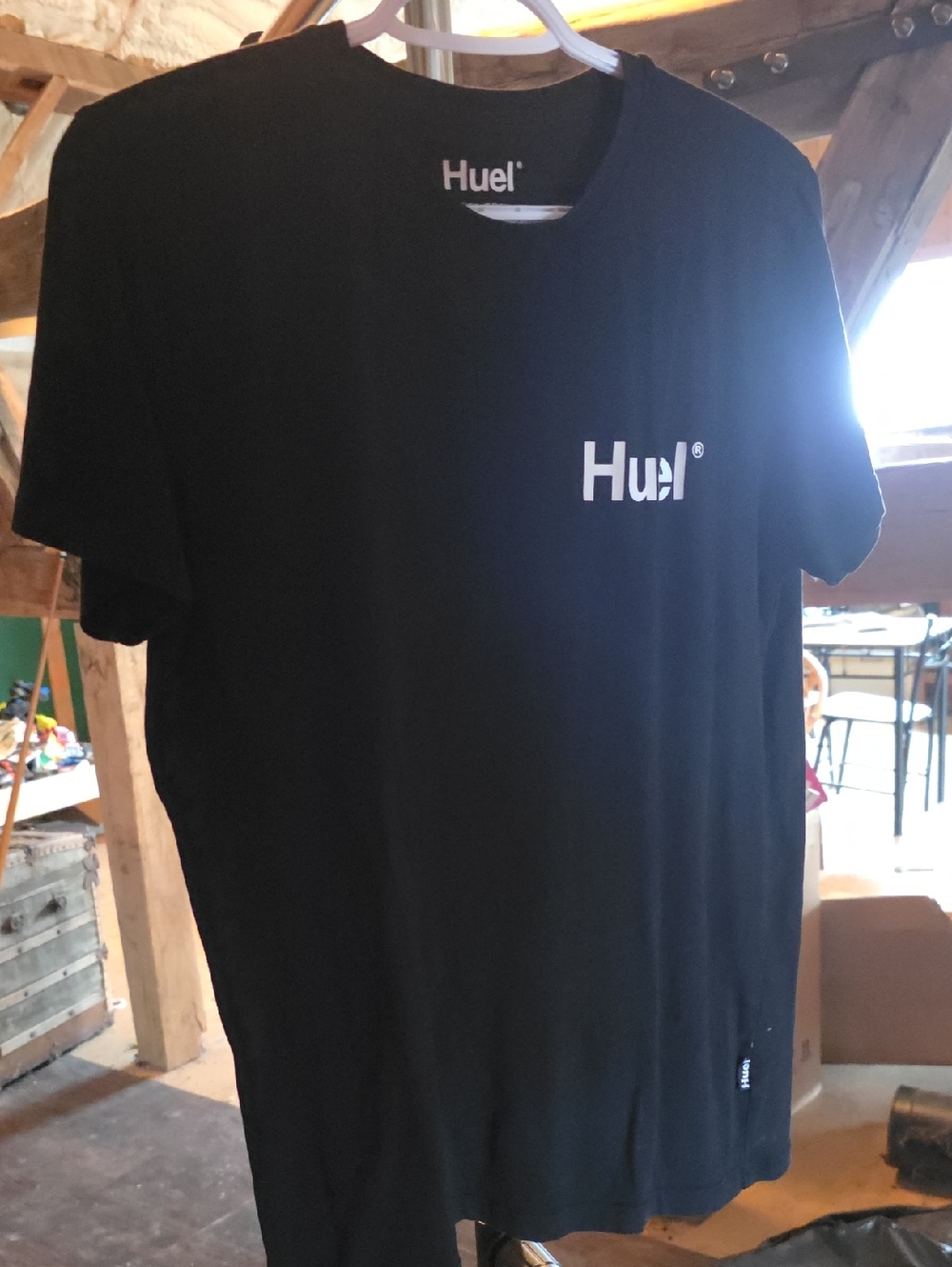 HUEL Black Short Sleeve Logo Tee